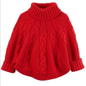 Carter’s Cable Knit Poncho